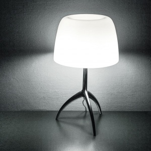 FOSCARINI stolní lampa Lumiere Grande bílá