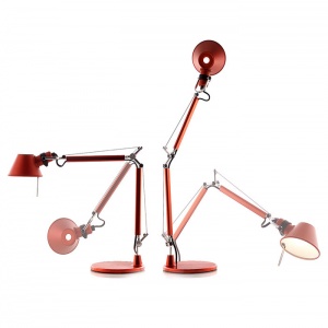 ARTEMIDE stolní lampa Tolomeo Micro s podstavcem oranžová