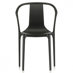 VITRA židle Belleville s područkami černá