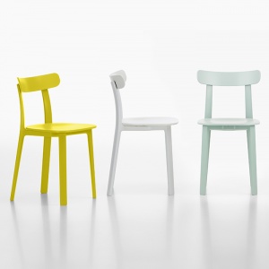 VITRA židle All Plastic Chair žlutá
