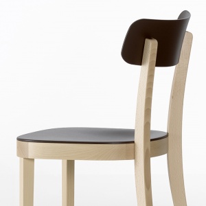 VITRA židle Basel Chair přírodní černá