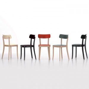 VITRA židle Basel Chair přírodní černá