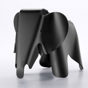 VITRA stolička Eames Elephant malá černá