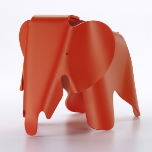 VITRA stolička Eames Elephant malá červená