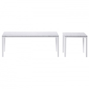 VITRA stolek Plate Table 700x700 bílý