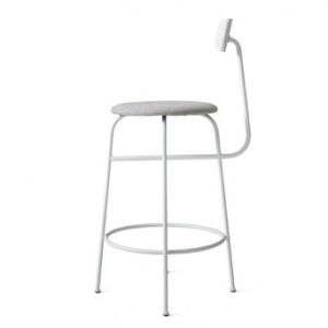 AUDO (MENU) barová židle Afteroom nízká polstrovaná bílá