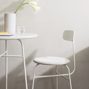 AUDO (MENU) barová židle Afteroom nízká polstrovaná bílá