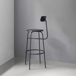 AUDO (MENU) barová židle Afteroom vysoká polstrovaná černá