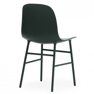 NORMANN COPENHAGEN židle Form Steel zelená