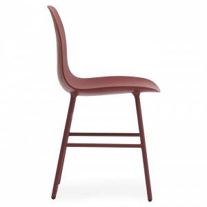 NORMANN COPENHAGEN židle Form Steel červená