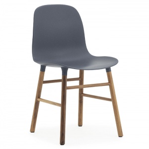 NORMANN COPENHAGEN židle Form Wood modrá