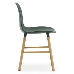 NORMANN COPENHAGEN židle Form Wood zelená