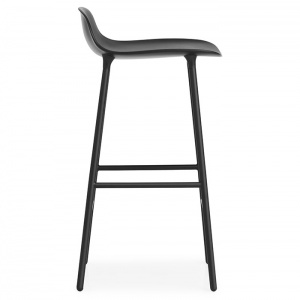 NORMANN COPENHAGEN barová židle Form Steel černá