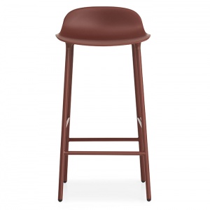 NORMANN COPENHAGEN barová židle Form Steel červená