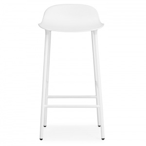 NORMANN COPENHAGEN barová židle Form Steel bílá