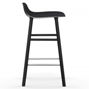 NORMANN COPENHAGEN barová židle Form Wood černá
