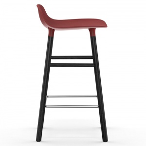 NORMANN COPENHAGEN barová židle Form Wood červená