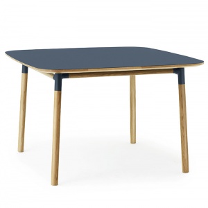 NORMANN COPENHAGEN stůl Form 120x120 modrý