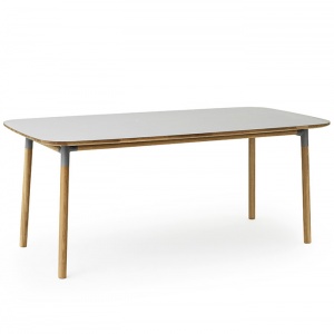 NORMANN COPENHAGEN stůl Form 95x200 šedý