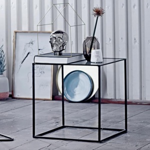 BLOOMINGVILLE kávový stolek Cube černý