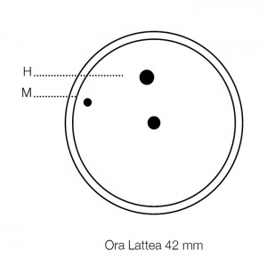 NAVA hodinky Ora Lattea velké černé