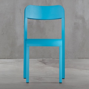 PLANK židle Blocco modrá