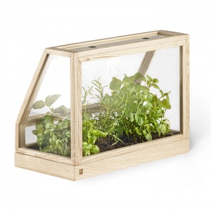 DESIGN HOUSE STOCKHOLM domácí skleník Greenhouse Mini přírodní