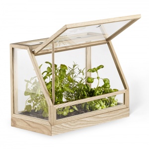 DESIGN HOUSE STOCKHOLM domácí skleník Greenhouse Mini přírodní