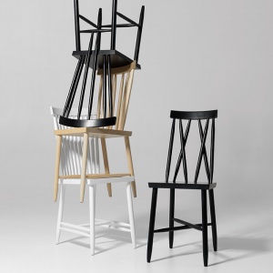 DESIGN HOUSE STOCKHOLM židle Family chair No.3 černá