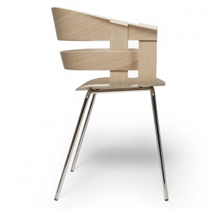 DESIGN HOUSE STOCKHOLM židle Wick chair chrom