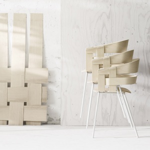 DESIGN HOUSE STOCKHOLM židle Wick chair bílé podnoží