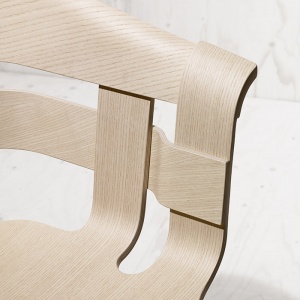 DESIGN HOUSE STOCKHOLM židle Wick chair s otočnou základnou bílá