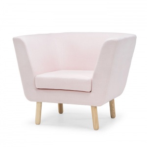 DESIGN HOUSE STOCKHOLM křeslo Nest Easy chair růžové