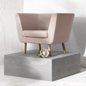 DESIGN HOUSE STOCKHOLM křeslo Nest Easy chair růžové