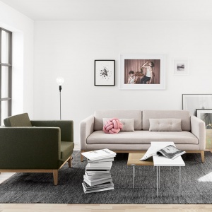 DESIGN HOUSE STOCKHOLM pohovka Day sofa zelenohnědá