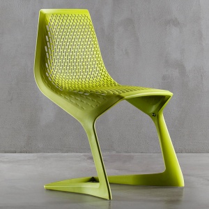PLANK židle Myto stohovatelná žlutozelená