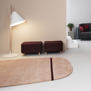 NORMANN COPENHAGEN koberec Oona 90x200cm růžový