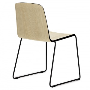 NORMANN COPENHAGEN židle Just Chair chrom/kožená