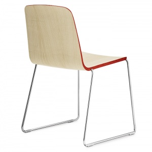 NORMANN COPENHAGEN židle Just Chair chrom/přírodní