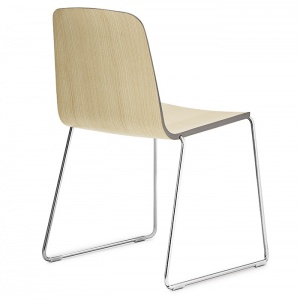 NORMANN COPENHAGEN židle Just Chair ocel přírodní/šedá