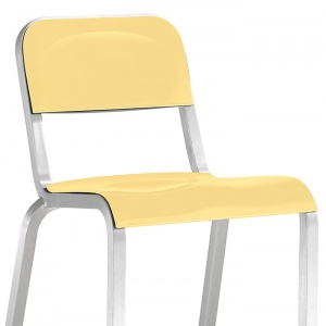 EMECO barová židle 1951 nízká žlutá