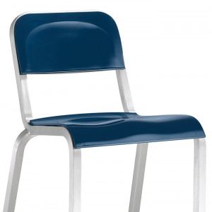 EMECO barová židle 1951 nízká modrá