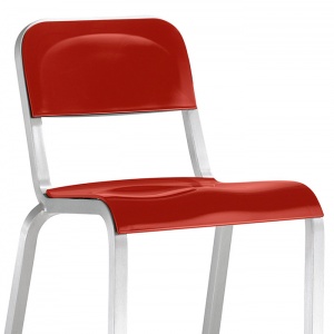 EMECO barová židle 1951 nízká červená