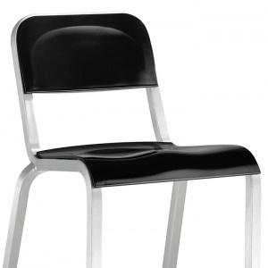 EMECO barová židle 1951 nízká černá