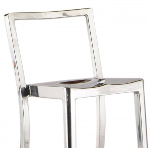 EMECO barová židle Icon nízká lesklá