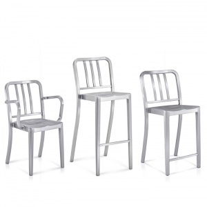 EMECO židle s područkami Heritage lesklá