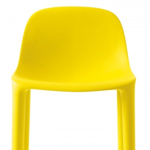 EMECO barová židle Broom nízká žlutá