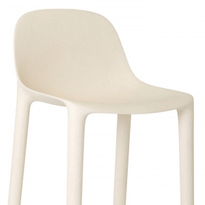 EMECO barová židle Broom nízká bílá