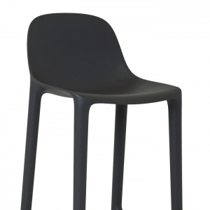 EMECO barová židle Broom vysoká tmavě šedá