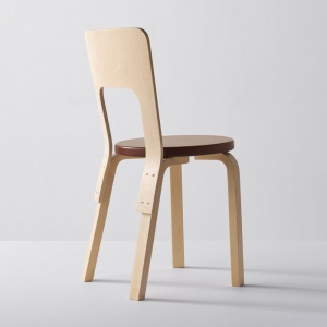 ARTEK židle Chair 66 černá/přírodní